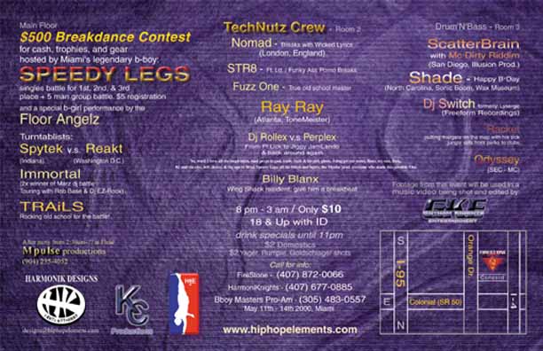 Back of Flyer